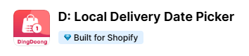 PrinterCo PrinterCo D Local delivery Date Picker